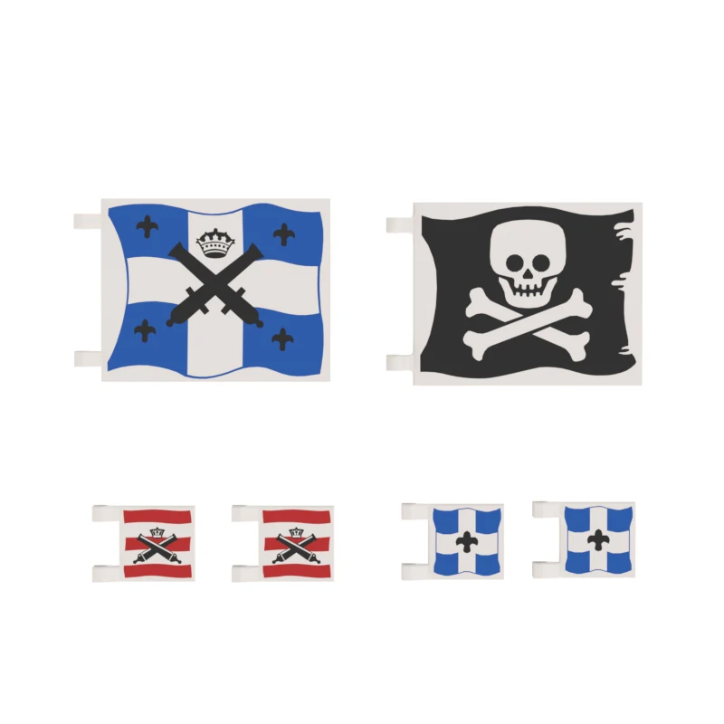 Bloco de construção da bandeira dos piratas