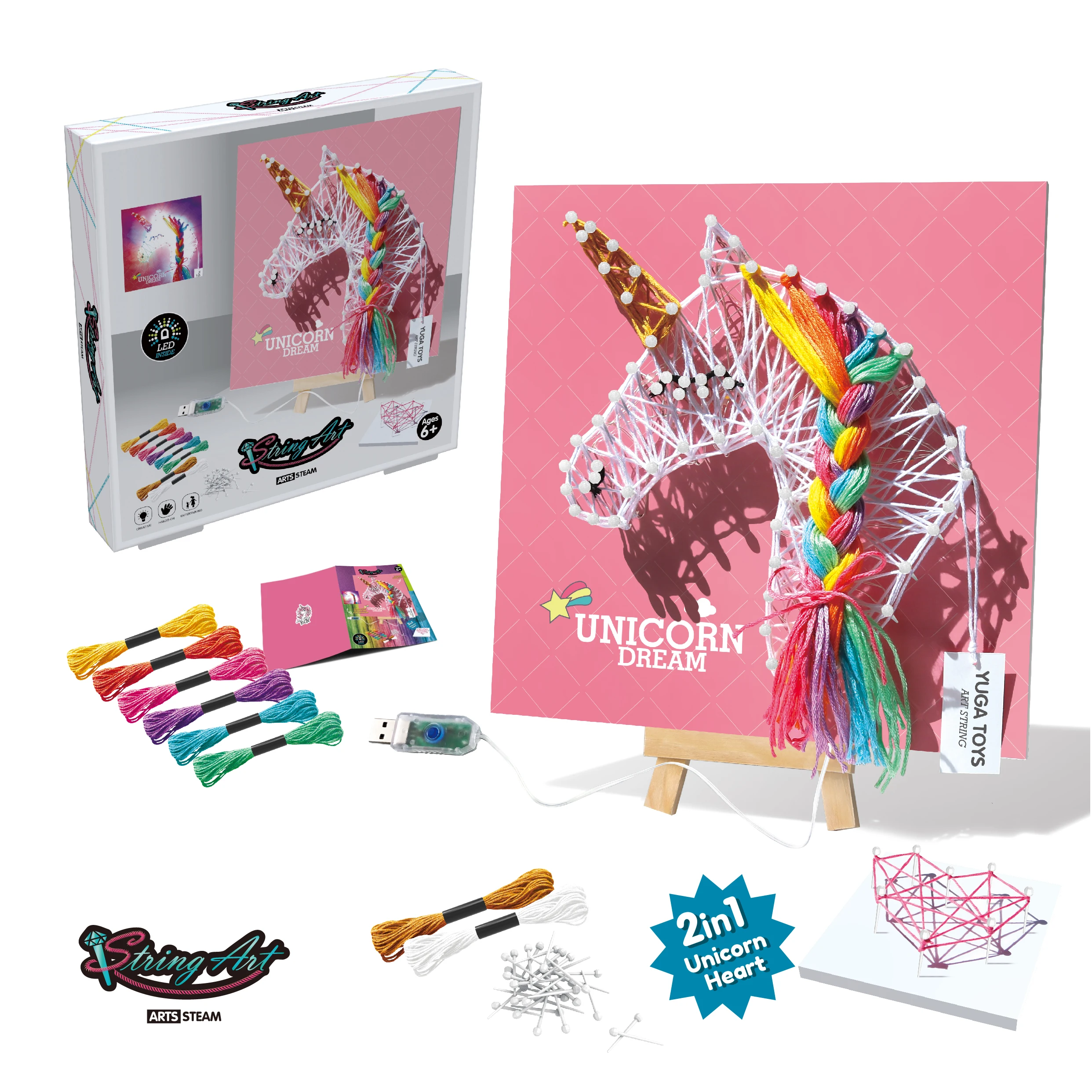 plastic-nail-wire-drawing-foam-board-unicorn-christmas-tree-ferris-wheel-love-manual-diy-christmas-gift-party-interactive-toy