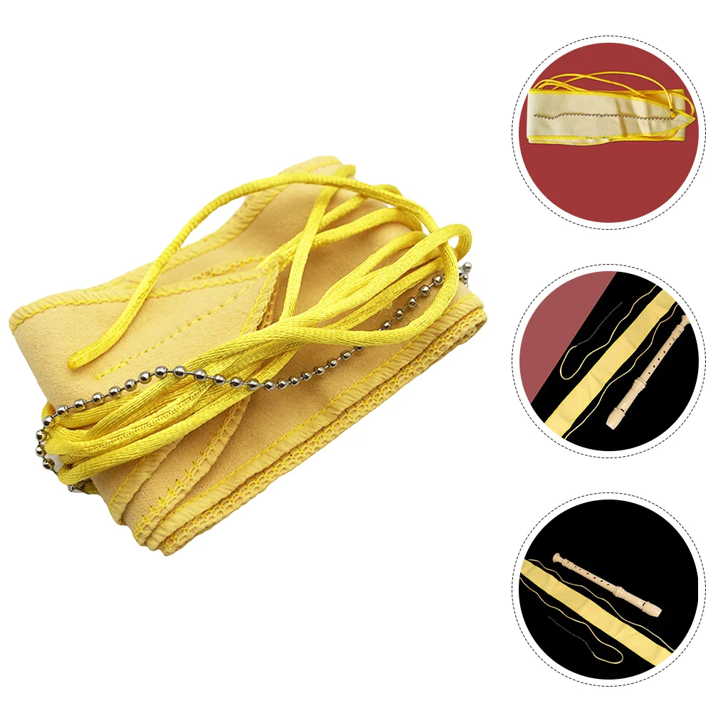 

Clarinet Musical Instrument Cleaning Cloth Double-sided Fleece Flute Maintenance