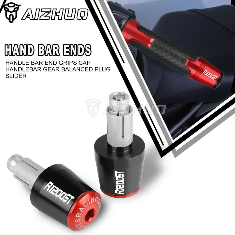 

For BMW R1200ST 2005-2008 R1200 1200ST Motorcycle Handle Bar End Weight Handlebar Grips Anti Silder Plugs Caps R 1200 ST 2007