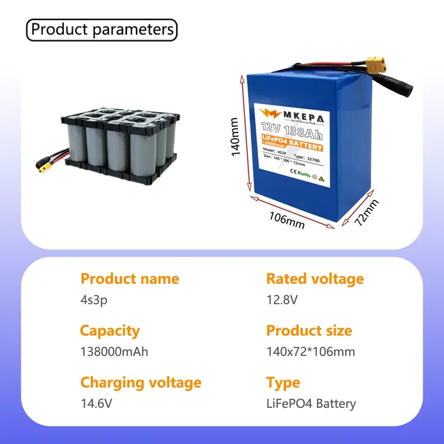 affordable and powerful 32700 Lifepo4 Battery 12V Battery Pack