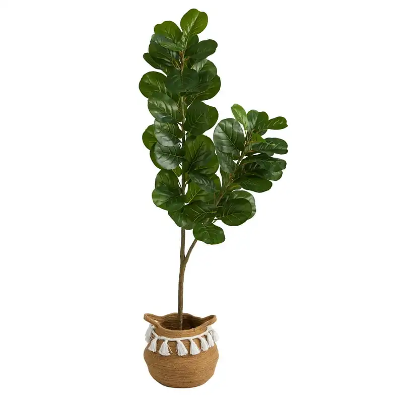 

Fiddle Leaf Fig Artificial Tree in Planter