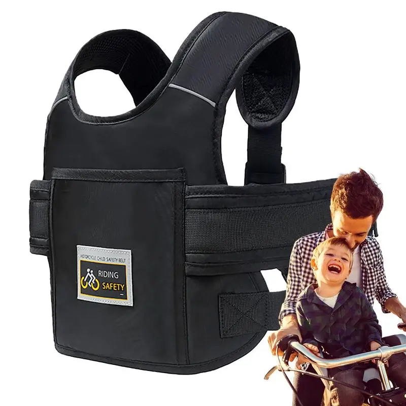 

Child Motorcycle Seat Strap Adjustable Children Safety Belt For Motorcycle Seat Belt With Reflective Design And For Electric