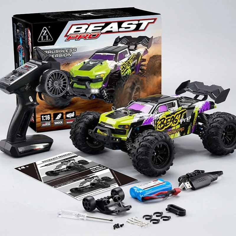 Sg116pro Brushless Professional Rc Remote Control Car Four-Wheel Drive High Speed Drift Off-Road Climbing Racing Adult Boy Gift 6