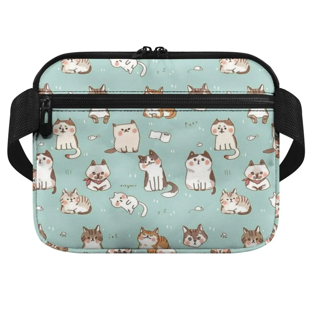 Drop Ship Organizer Pouch for Stethoscopes Bandage Scissor Cute Cartoon Cat Design Casual Nurse Fanny Pack Medical Tool Holder
