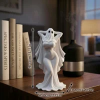Ornement Fille Fantôme, Style Gothique, Figurine de Collection, Décoration de Bureau à Domicile, Sculpture Créative 3