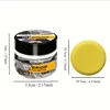 QIFENGHE Car Interior Scratch Repair Wax - Plastic Interior Renewal Coating, Car Dashboard and Panel Repair Scratch Removal Kit 4