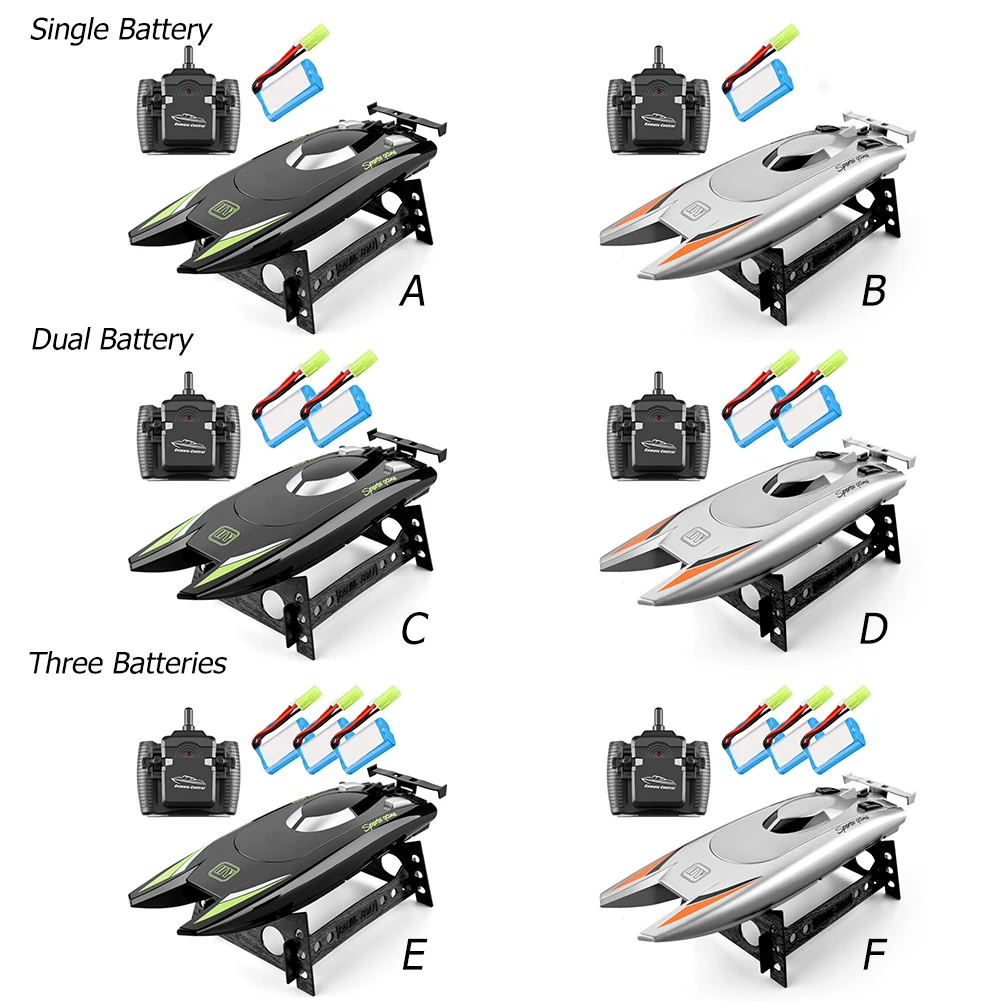 RC Boat 2.4 Ghz 25KM/H High Speed Racing Speedboat Dual Motor 4CH Electric Remote Control Ship Water Game Kid Toys Children Gift