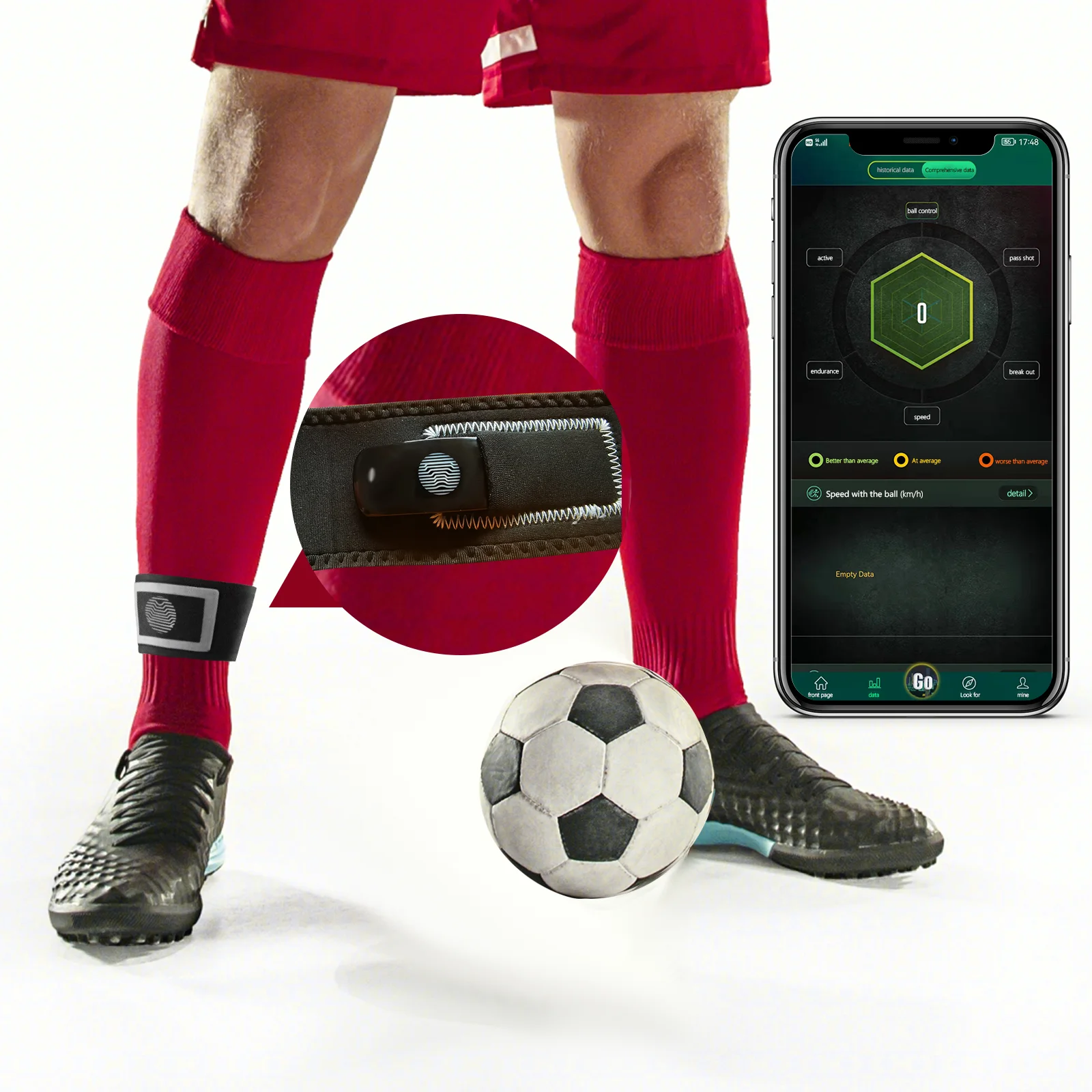 Smart Football Tracker,Football Activity Tracker Soccer Training