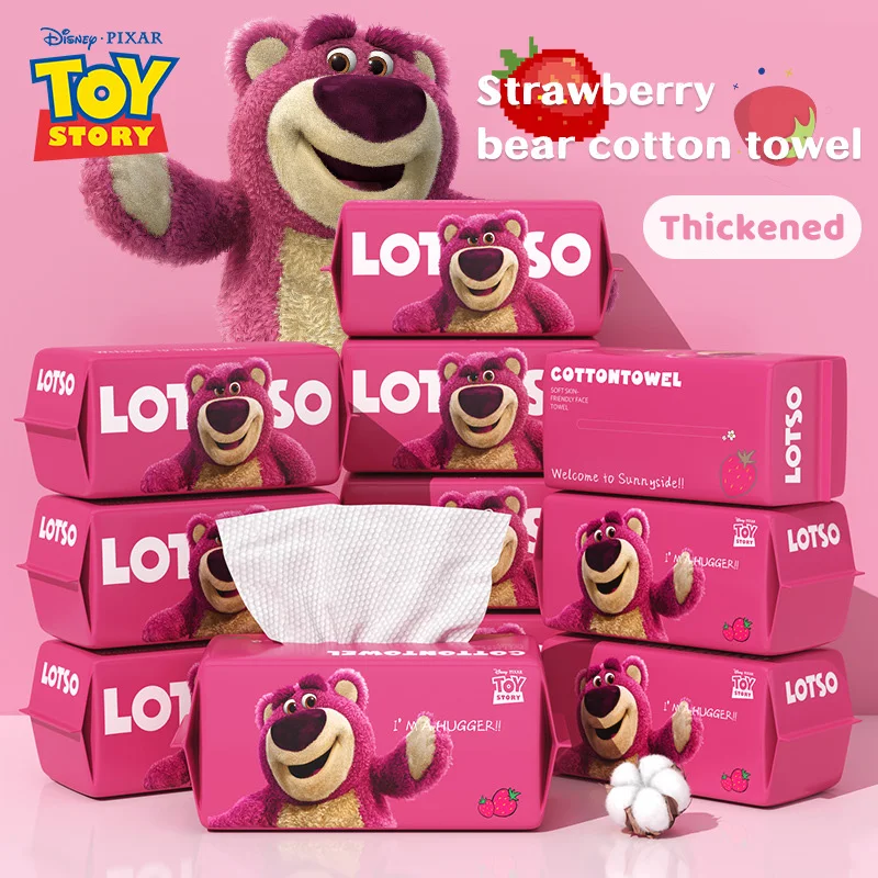 Disney Genuine Anime Disposable Face Towel 100cotton Tissue Soft