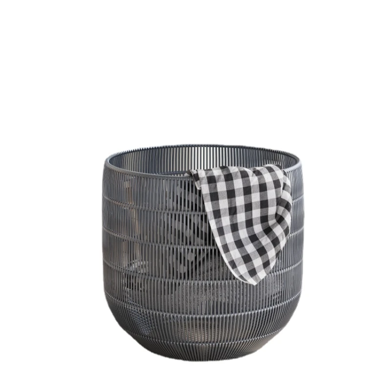 

YY Nordic Light Luxury Dirty Clothes Basket Bathroom Dirty Clothes Storage Basket Laundry Basket