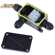 

JTZTF 3Way IP66 Outdoor Waterproof Cable Connector Junction Box with Terminal 450v Sunscreen UV Fire Resistance 94-V2