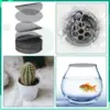 100Pcs Flower Pot Hole Mesh Pad Round Drainage Holes Screens Mat Prevent Soil Loss For Garden Plant Bonsai Bottom Grid Gasket 5