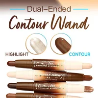 Bâton de Contour à Double extrémité, crème imperméable à couverture complète, correcteur d'ombre, finition naturelle pour tous les tons de peau 6