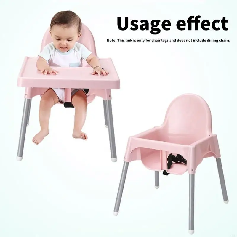 조정 가능한 높은 의자 다리 4개 팩 쉬운 높이 조절 미끄럼 방지 높은 의자 다리 ANTILOP용 의자 다리 확장