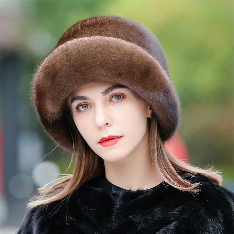 Рисунок 3 - Женская зимняя норковая шапка
