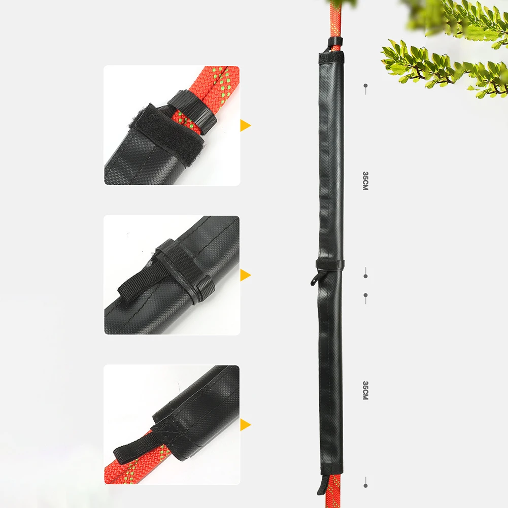 35/50cm Rock Climbing Rope Protector Lightweight PVC Arborist Rope Protector Anti-Wear Rope Guard for Outdoor Climbing Rock
