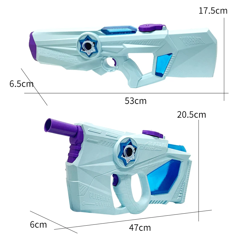 

Automatic Electric Water Gun Children Outdoor Beach Games Pool Summer Toys High Pressure Large Capacity Water Guns For Adult