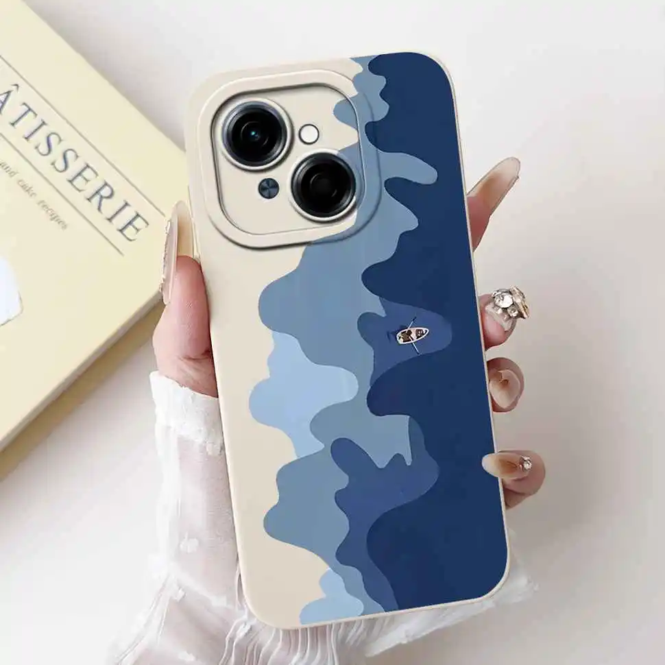 Black Butterfly Ultra-Thin Soft Silicone Case - 6.67 Back Cover