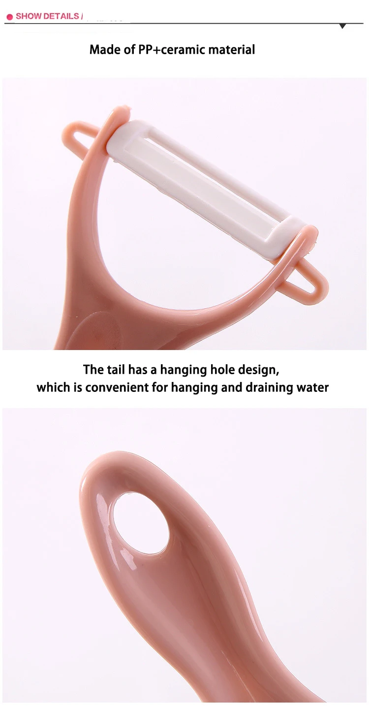 Description Picture 5 of itemCeramic Fruit Peeler Kitchen Multi-Function Planer Household Potato Peele Cucumber Carrot Grater