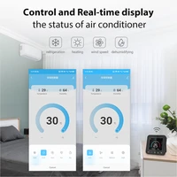 Tuya WiFi Thermostat Air Conditioner IR Temperature Humidity Infrared Controller USB Power LCD Touch Screen Google Home Alexa 5