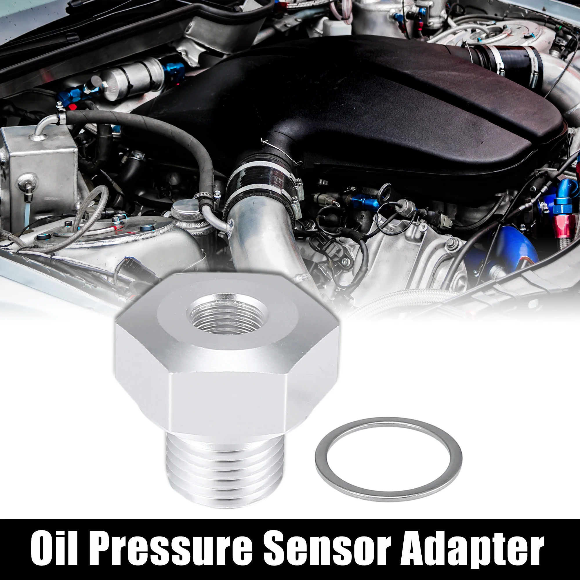 X Autohaux M16 x 1 5 адаптеры 1/8 NPT датчик давления масла адаптер для GM серии LS