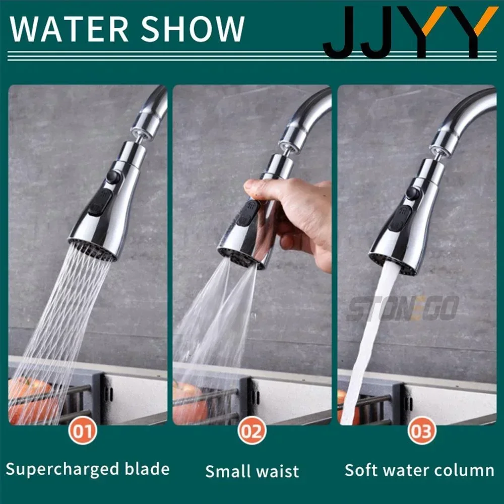 Multi-Functional Kitchen Faucet Tip Extender Adapter