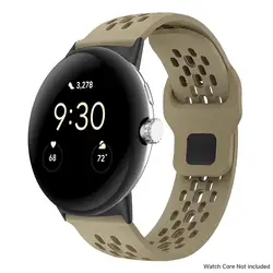 Breathable Sports Silicone Band Strap for Smartwatch Replacement (BBr)