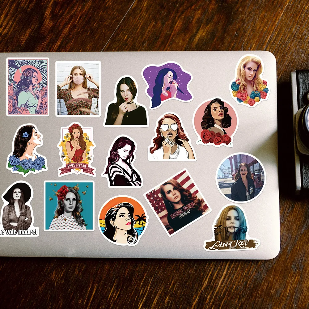50PCS Singer Lana Del Rey Sticker DIY Laptop Guitar Phone