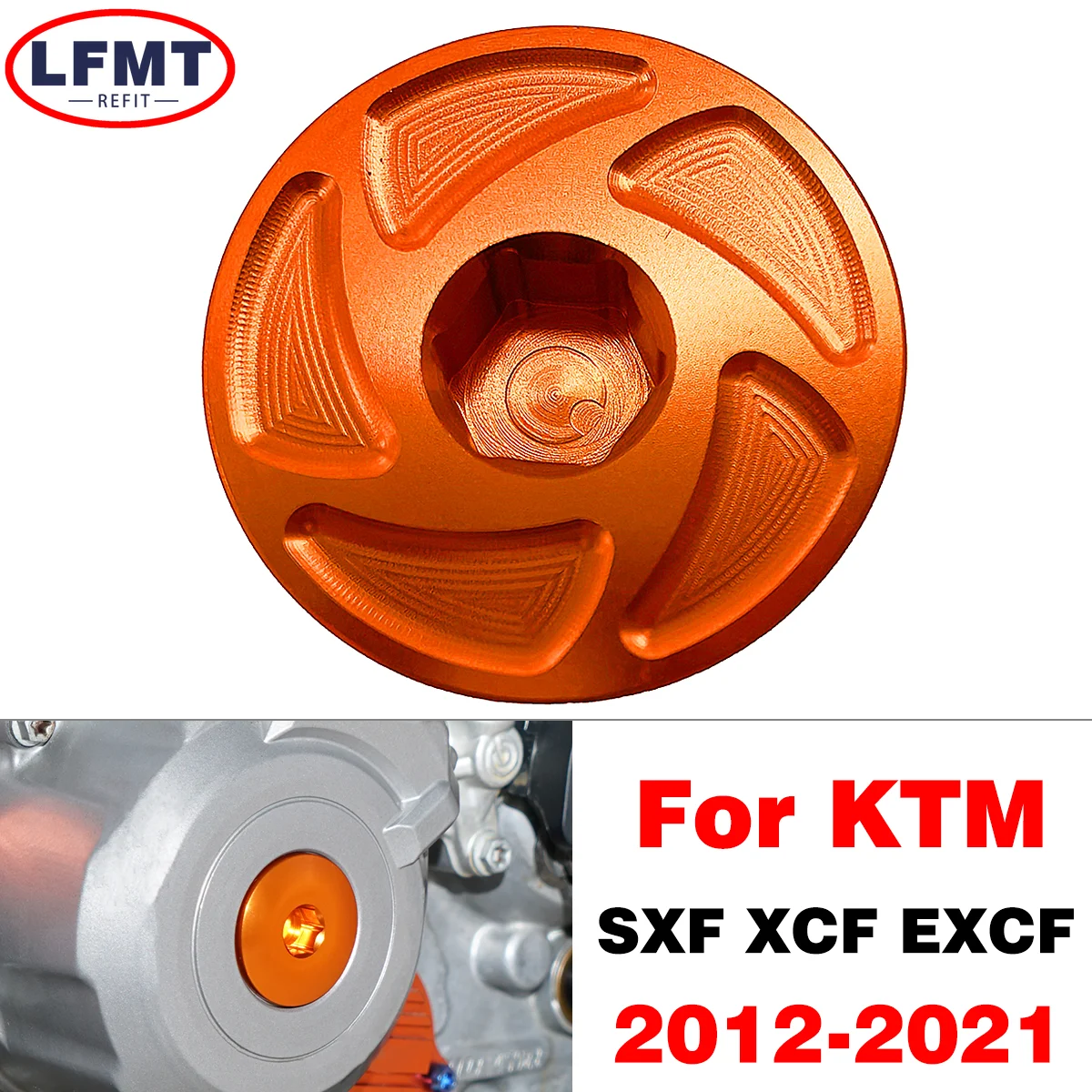 

Engine Ignition Cover Plug For KTM SXF XCF XCFW EXCF FREERIDE SMR SMC Duke Adventure 250 350 450 690 790 890 950 990 1090 1190