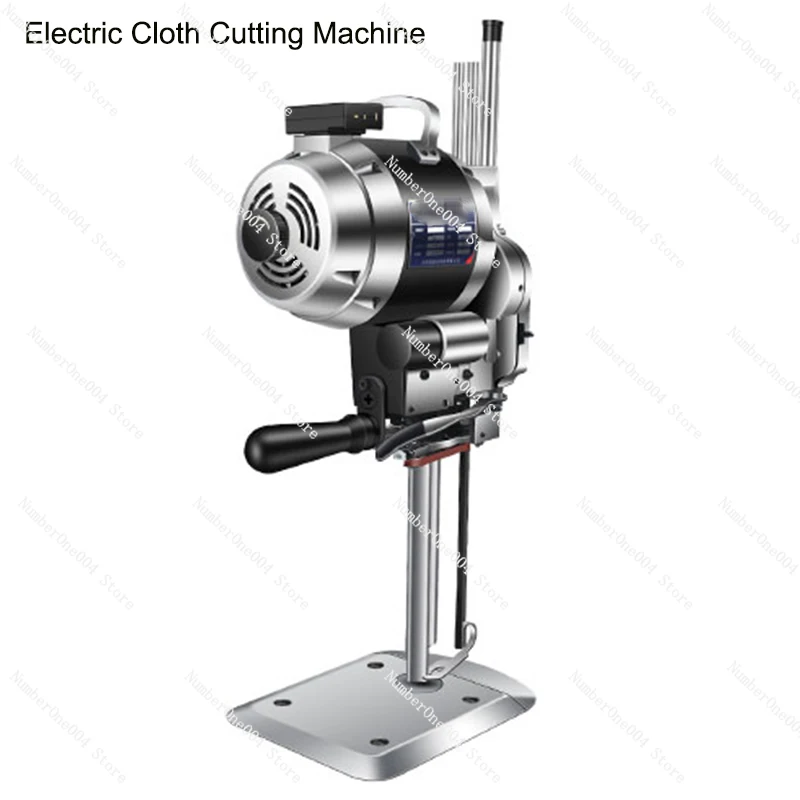 

1100W Vertical Straight Knife Electric Cloth Cutting Machine Clothing Leather Paper Electric Scissors Cloth Cutting Machine