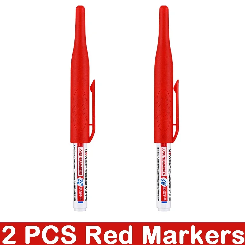 Deep Hole Long Nib Markers for Waterproof Art and Woodworking