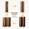 4 Panel Rooms Divider Wall, 5.6 FT Tall Folding Privacy Screen,Partition Divider Room for Room Separation,Rooms Partition Separa 6