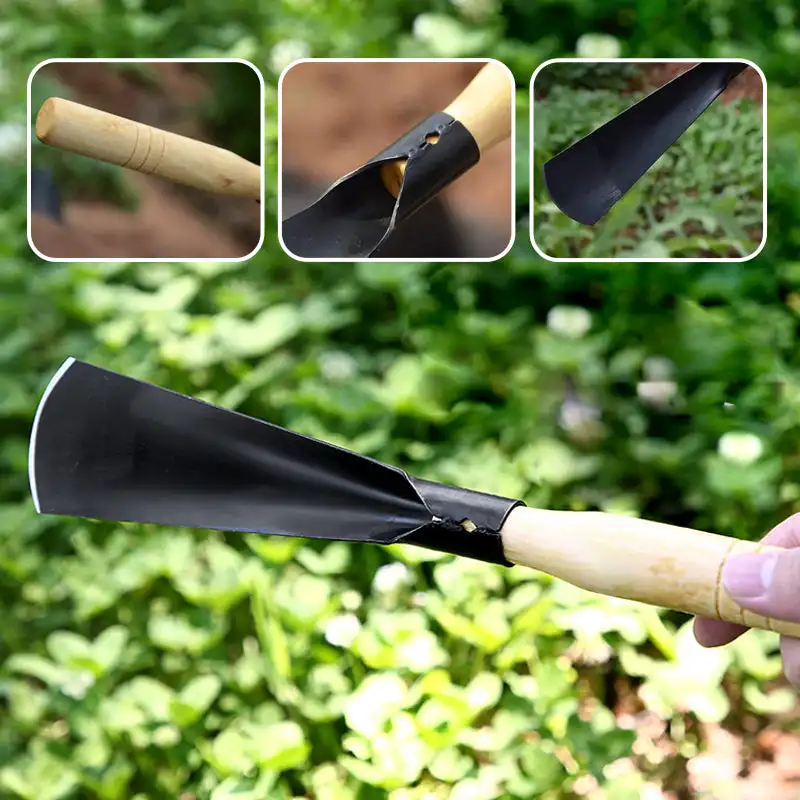 Stainless Steel Gardening Shovel Flower Planting Shovel Garden Wooden Handle Home garden tools Small Home Spade