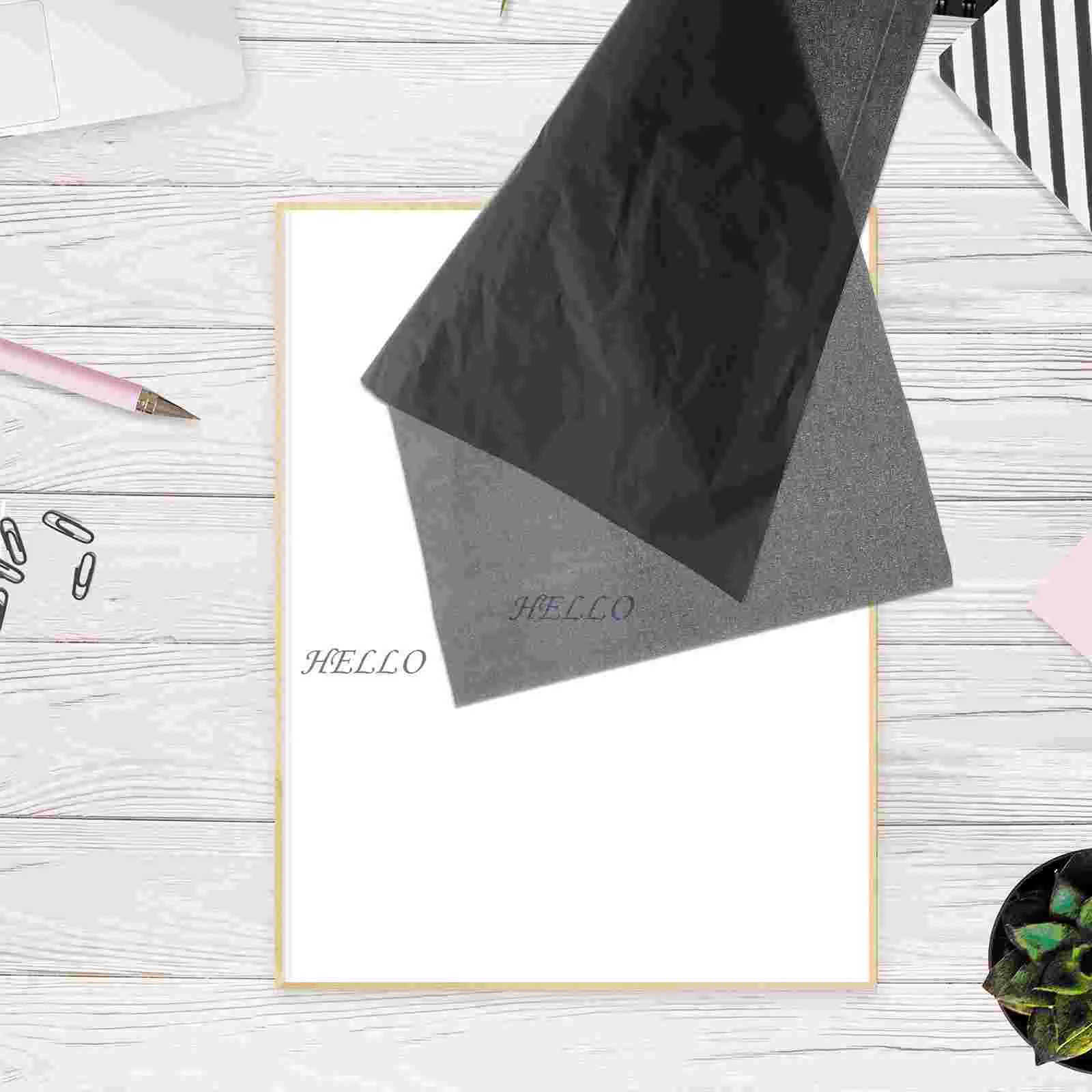 Graphite Carbon Paper 25 Sheets for Drawing Ink Jet Home Transfer Printing Office Tracing