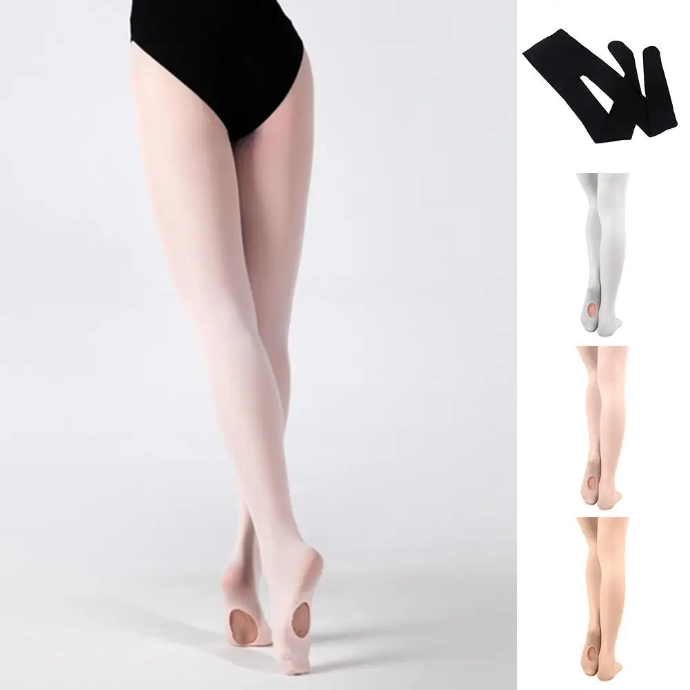 Quick Dry  Anti-scratch Dance Pantyhose Velvet Tights with Hole Polyester Ballet Tights Wear-resistant   Women Accessories 4