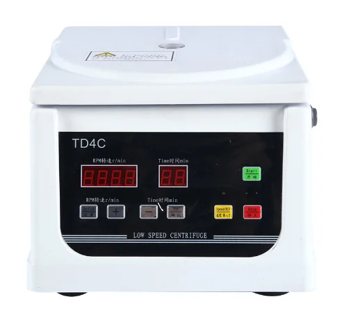 

TD4C Benchtop Cosmetic Centrifuge Low Speed PRP Electric Centrifuge 4000 Rpm Serum Separation Equipment Laboratory Centrifuge