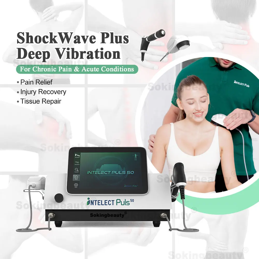 

2 In 1 Ultrasound Pneumatic Shock Wave Therapy Machine for Erectile Dysfunction Pain Relief Shockwave Physiotherapy Device