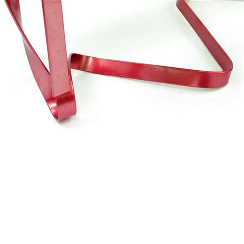 Wall Wine Rack Iron Wine Bottle Holder Iron Suspended Rack Bar Cabinet Home Red