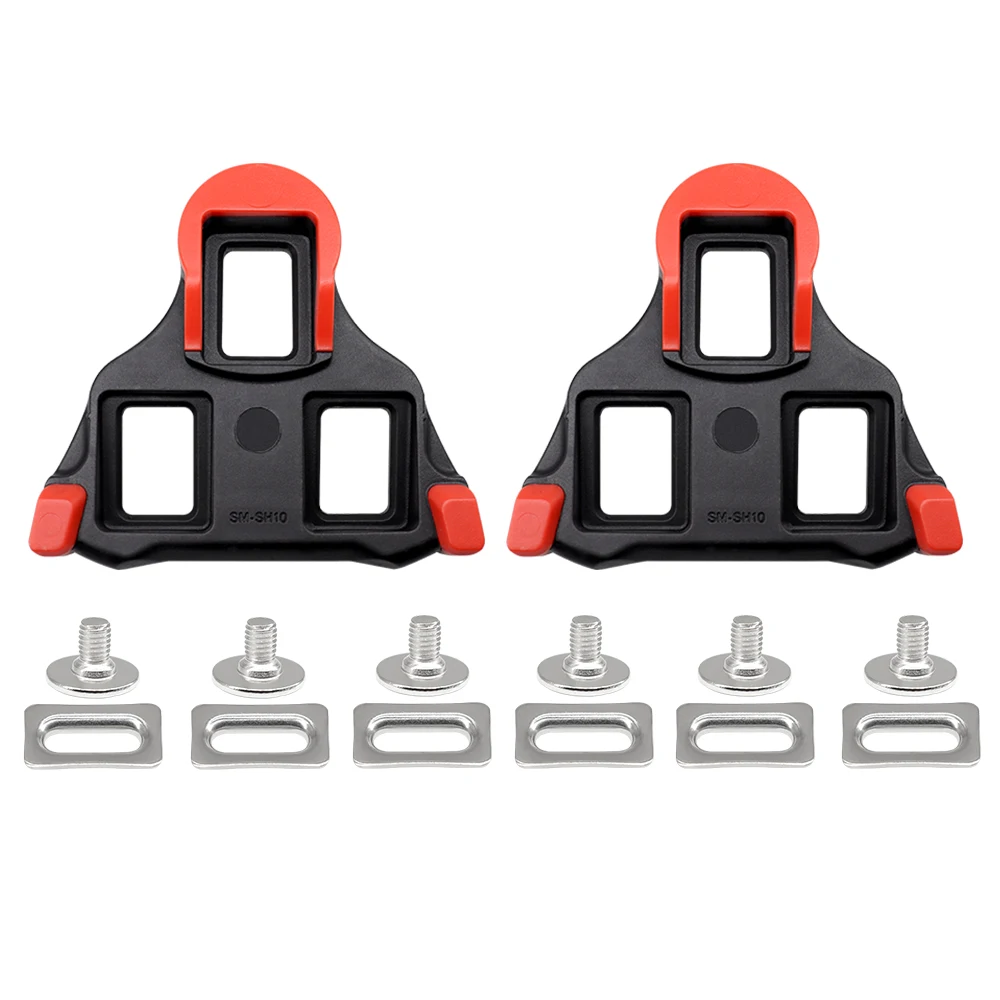 LILIOO Pedals Cleats for Road MTB Bike 0/2/6 Degree Self-locking