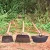 Grass Hoe Head Steel Weeding Shovel Thickened Gardening Hoe Land Plowing Vegetable Planting Multi-Use Agricultural Tools 6