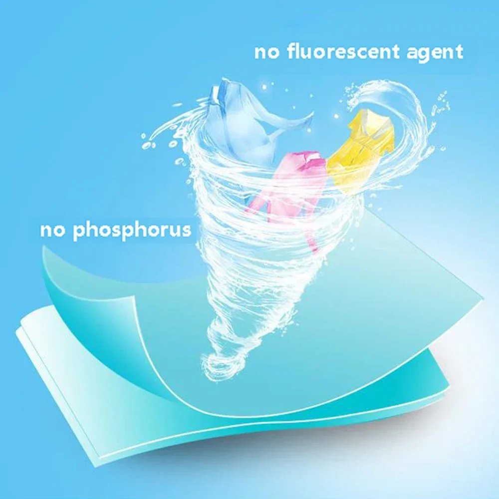 Laundry Tablets Underwear Cleaning Soap Children's Clothing Concentrated Washing Powder Detergent For Washing Machines 90/180Pcs