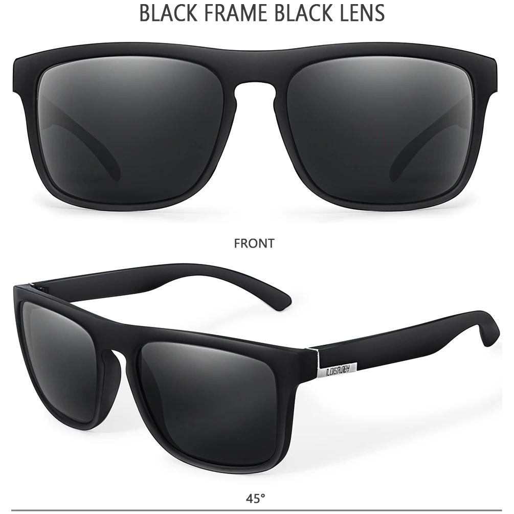 LOISRUBY Brand Design Square Cycling Sunglasses Men Polarized Sun Glasses UV400 Eyewear Women Shades oculos de sol_voghion.com