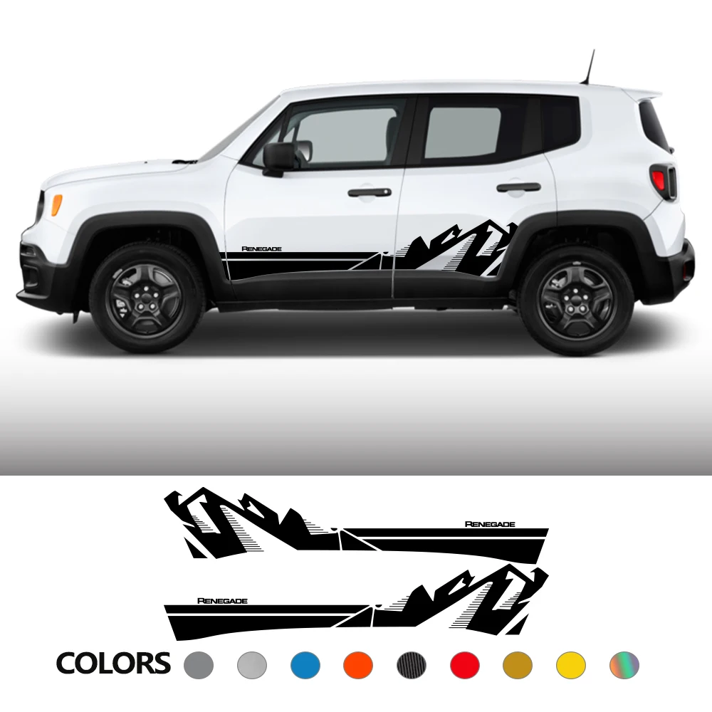 Car Hood Bonnet Sticker For Jeep Renegade Limited Sport Latitude Altitude  Red Graphics Splash Vinyl Decor Decal Auto Accessories - AliExpress