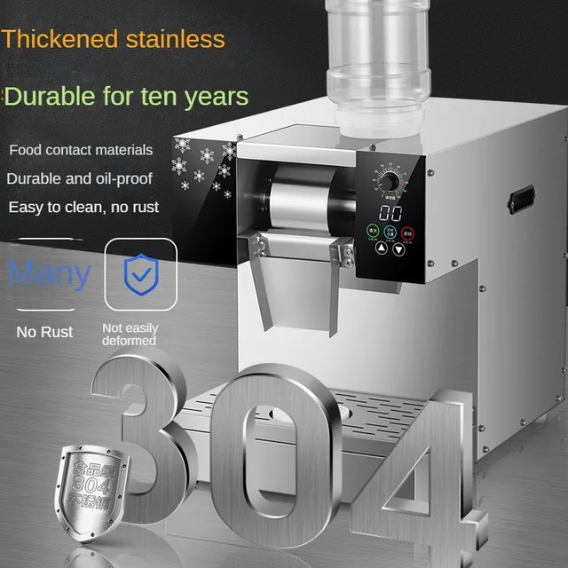 Attract More Customers with a Quick and Intuitive Electrical Ice Crusher for Shaved Ice and Snow Cones 2