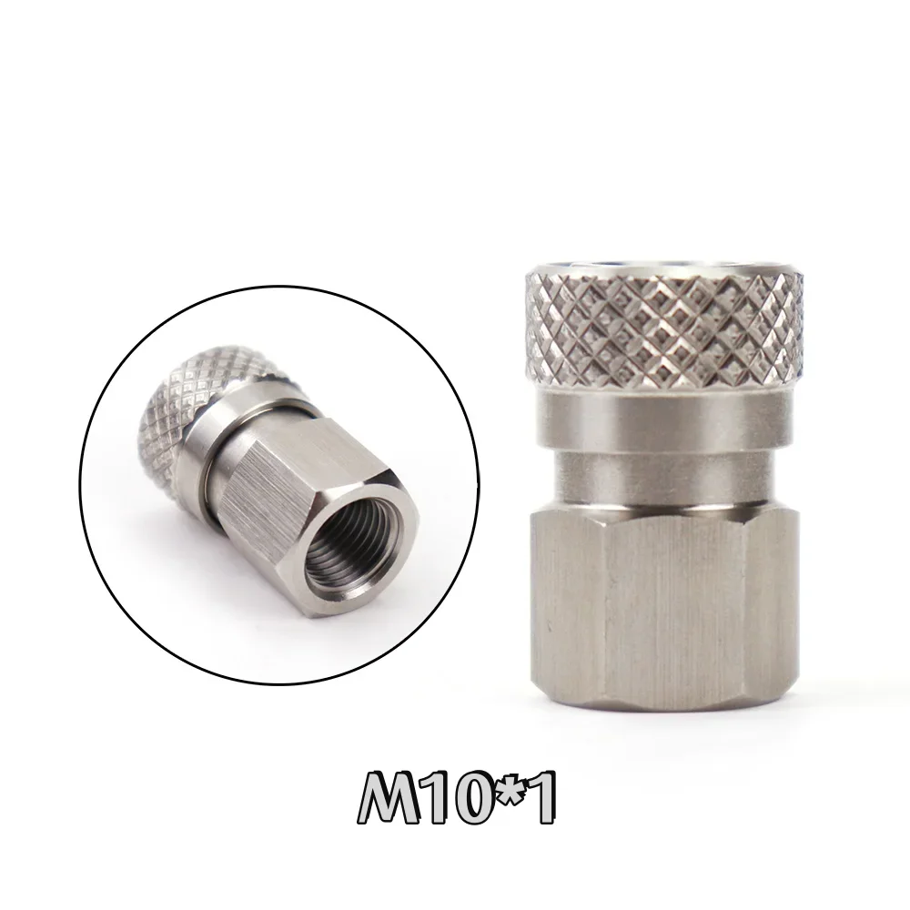Stainless Steel Female Thread 1/8BSP 1/8NPT M10 Quick Disconnect Quick Coupler Socket Filling/Charging Adapter