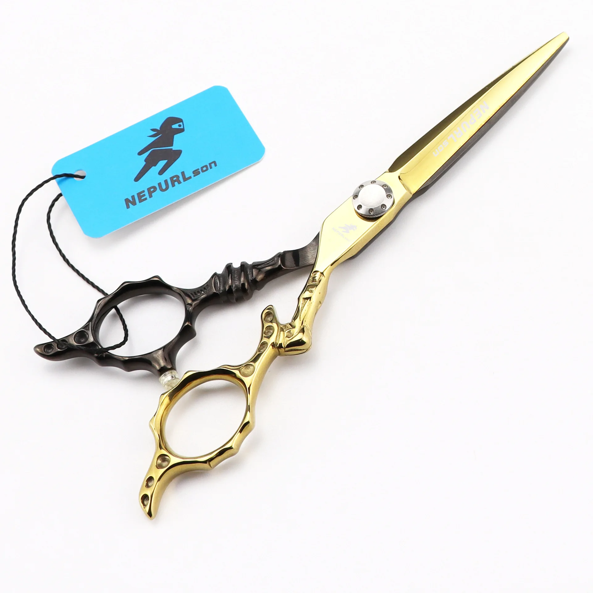

6.0 Inch High-end 440c personality Professional Hair Salon Scissors Cut Barber Tools Haircut cutting Shear Hairdressing Scissors