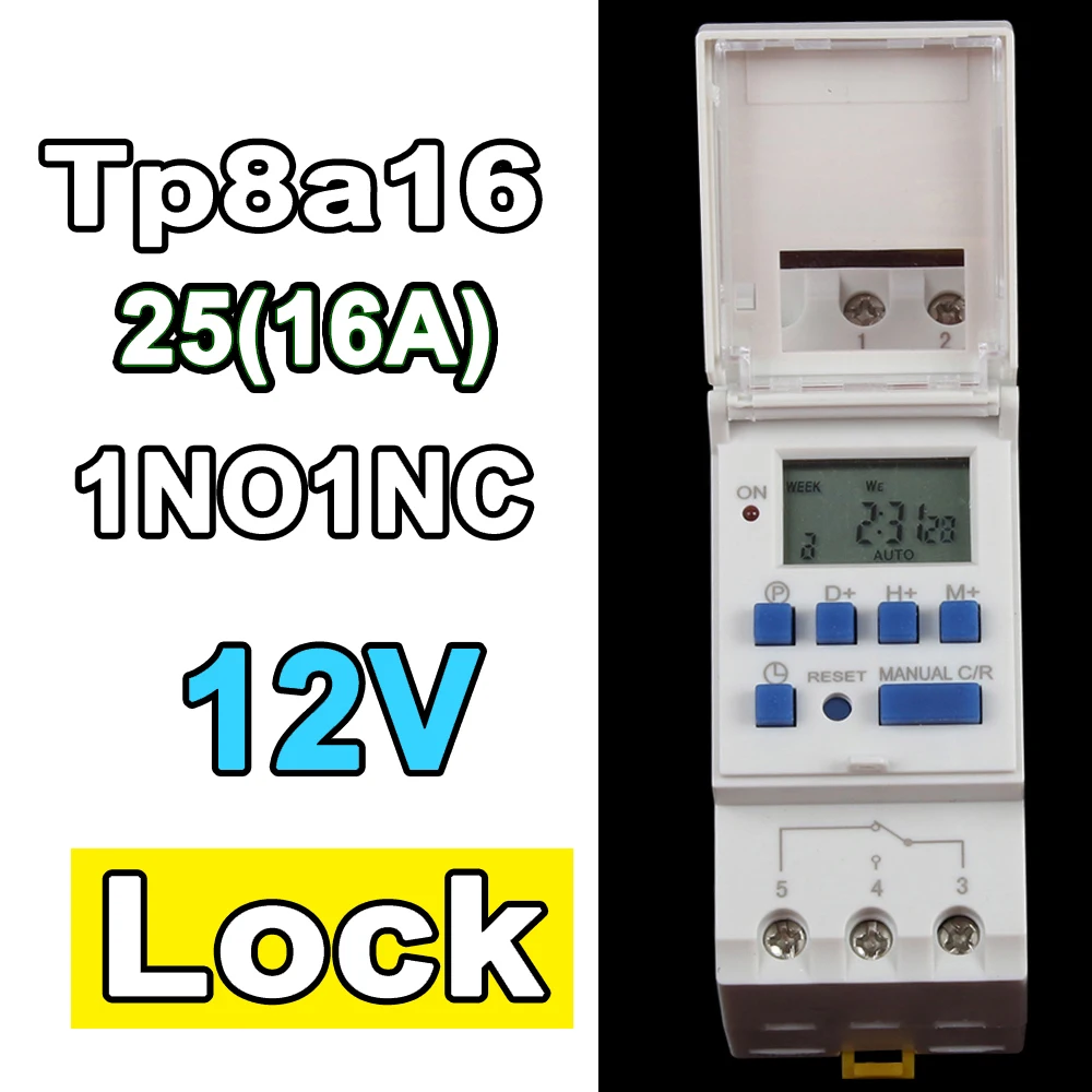 Temporizador 12v Muller, Temporizador Digital Para Carril