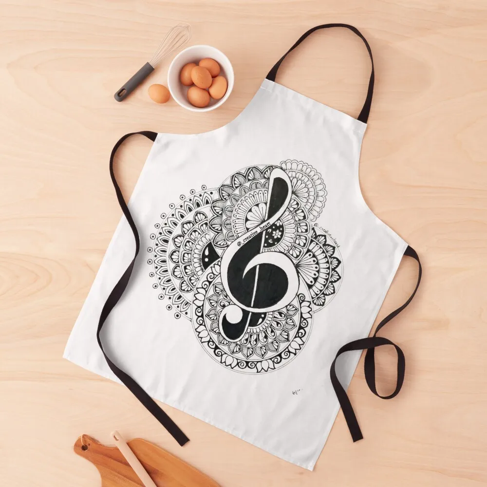 

Music Apron All For Kitchen And Home Chef Accessory Apron