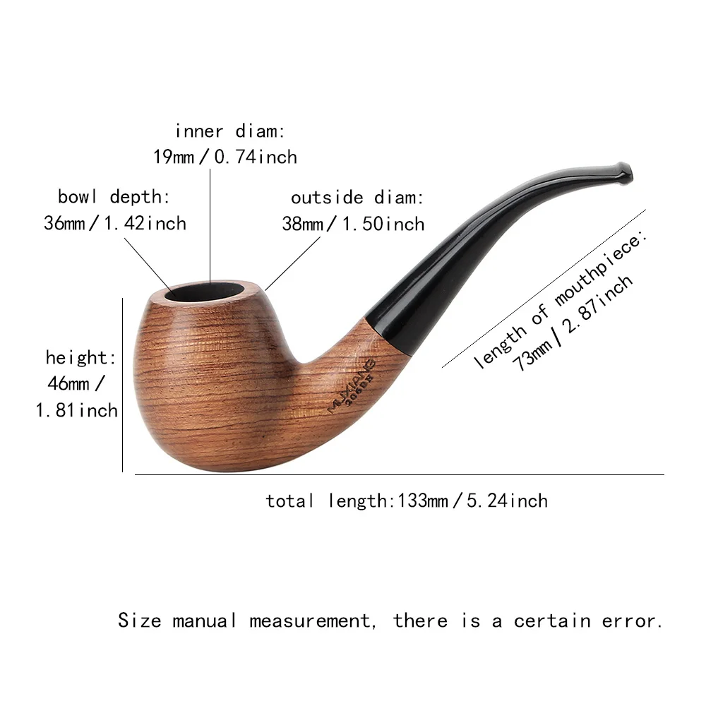 Old Fox Rosewood Tobacco Bent Pipe Set Accessories 9MM Activated Carbon Paper Filter Sandalwood Smoking Pipe With 10 Tools Kits smoking accessories tobacco pipe tobacco smoking accessories smoking pipe filters smoking pipe
